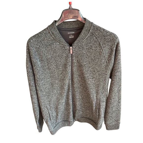Van Heusen Mens L Classic Fit Polyester Jacket Charcoal Gray 46a - Picture 1 of 3